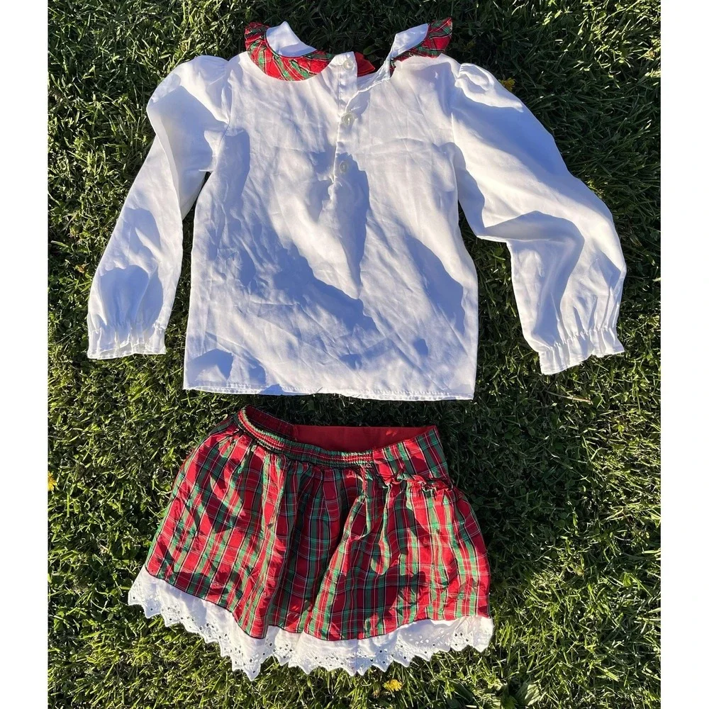 Vintage Disney Winnie the Pooh Christmas Outfit‎ Set 90s